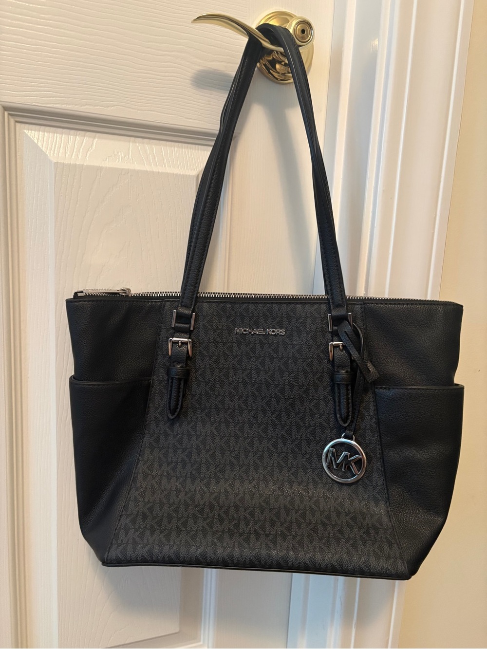 Michael Kors Black Signature Tote Bag